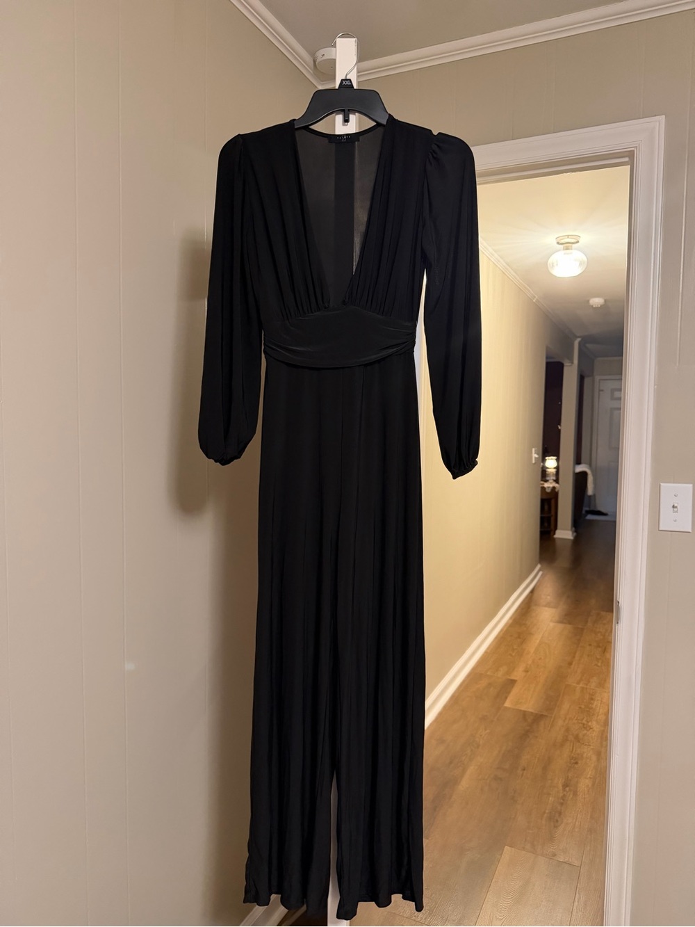 Black long sleeve jumpsuit
